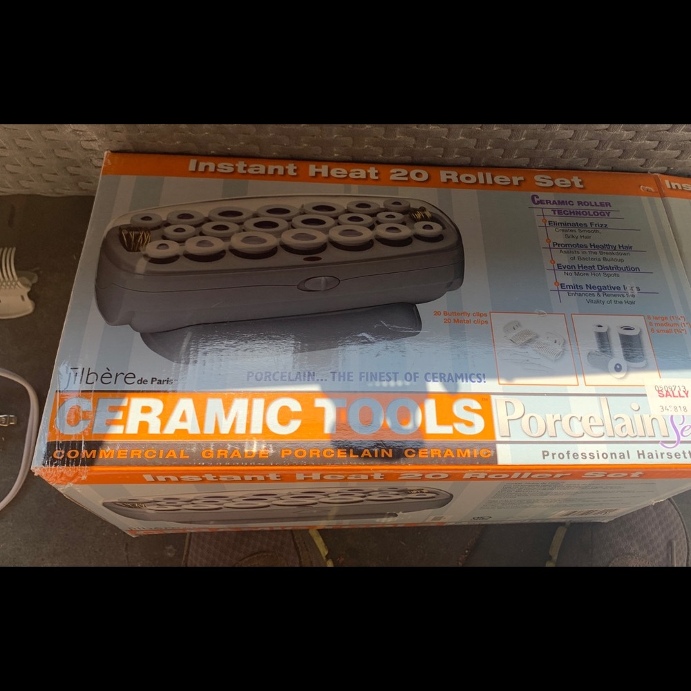 Ceramic steam roller set